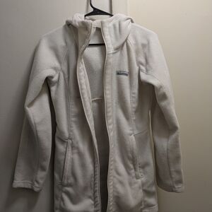 Warm Columbia White Fleece Jacket
